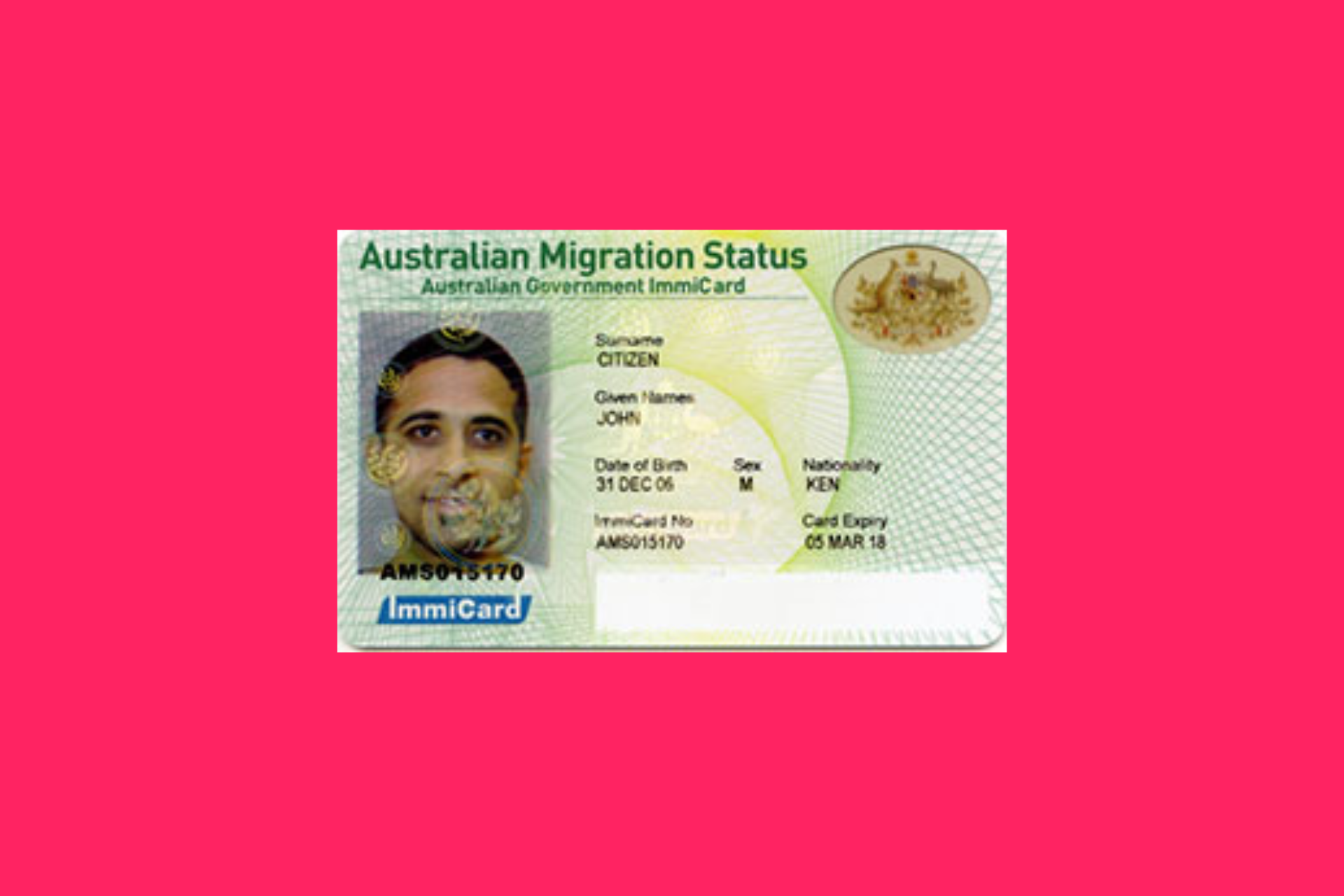 ImmiCard (for certain visa holders)