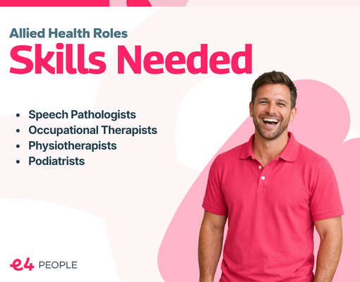 Website Image Allied Health roles skills needed Physio, OT, speech pathology and podiatry jobs